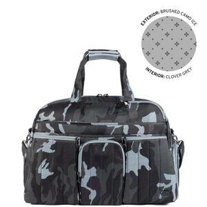 Lug Legacy Collection Shuttlebus Duffel Camo Ice Unisex Camo Print Travel Bag